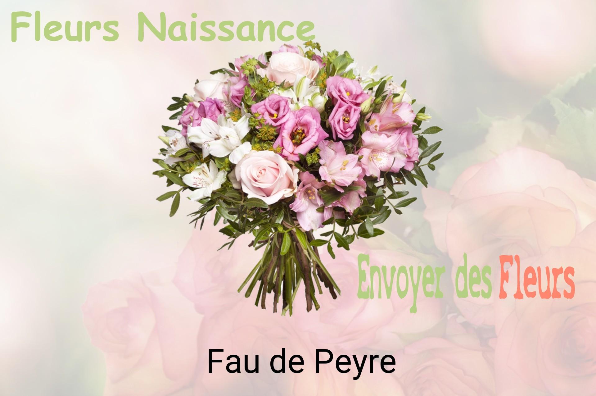Bouquet de fleurs de naissance livré à Fau-de-Peyre