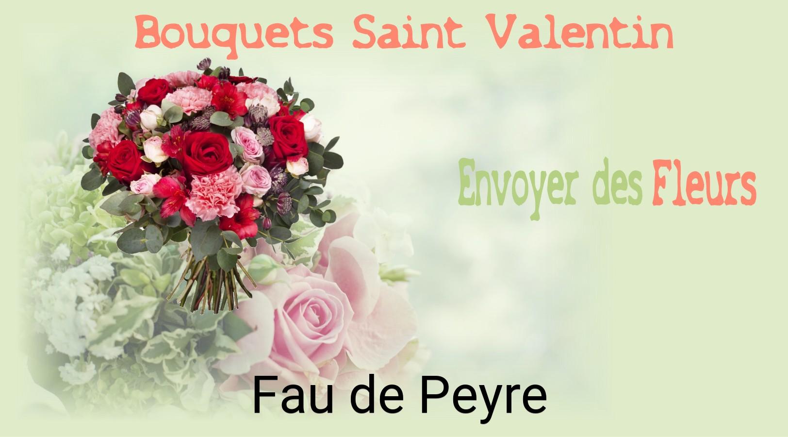 Roses de Saint-Valentin livrées à Fau-de-Peyre